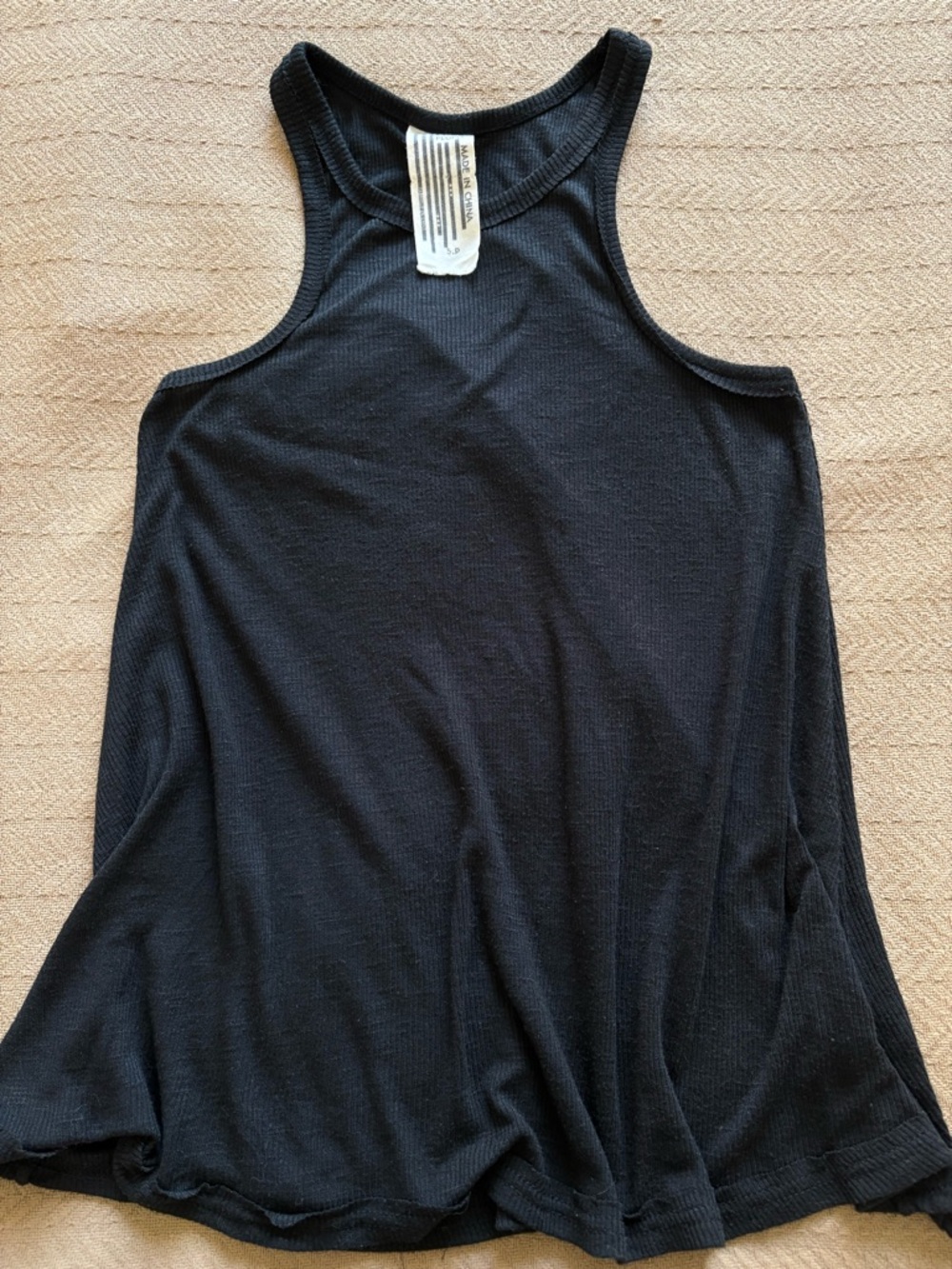 Free People Ribbed Tank Tops in Olive and Black - Knot Front - Picture 5 of 13